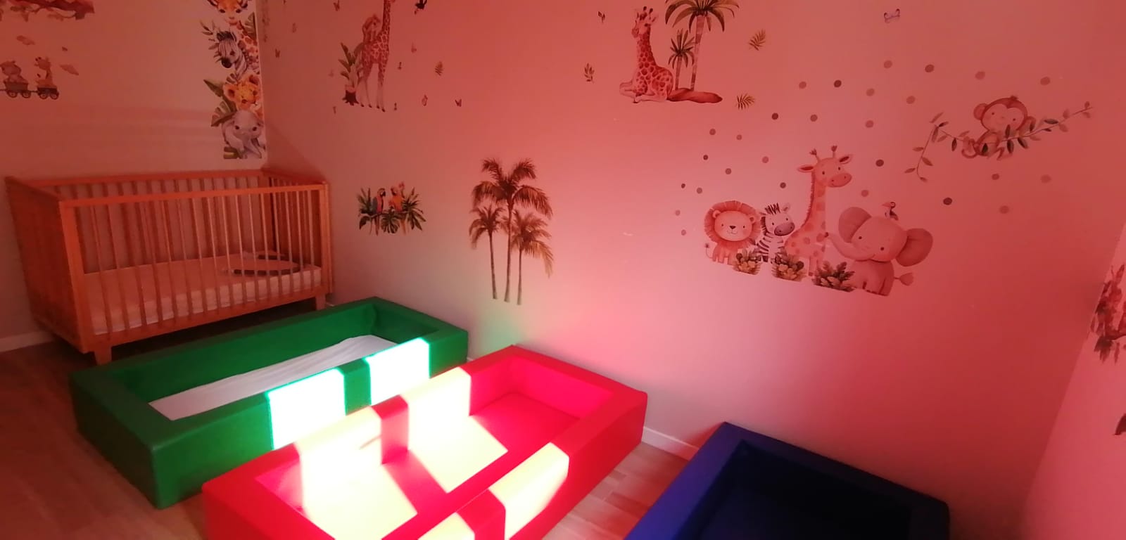 Salle de repos (lits au sol)