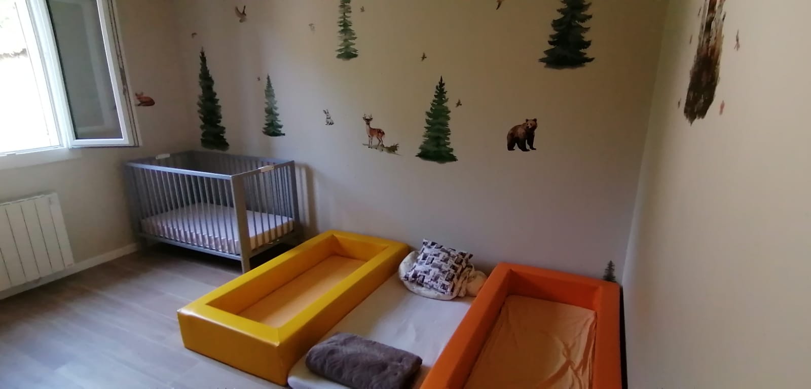 Salle de repos (ambiance forêt)